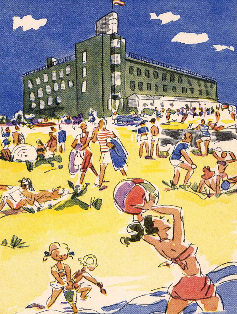badeplakat Hornbæk i billeder, Turistplakater gennem tiden
